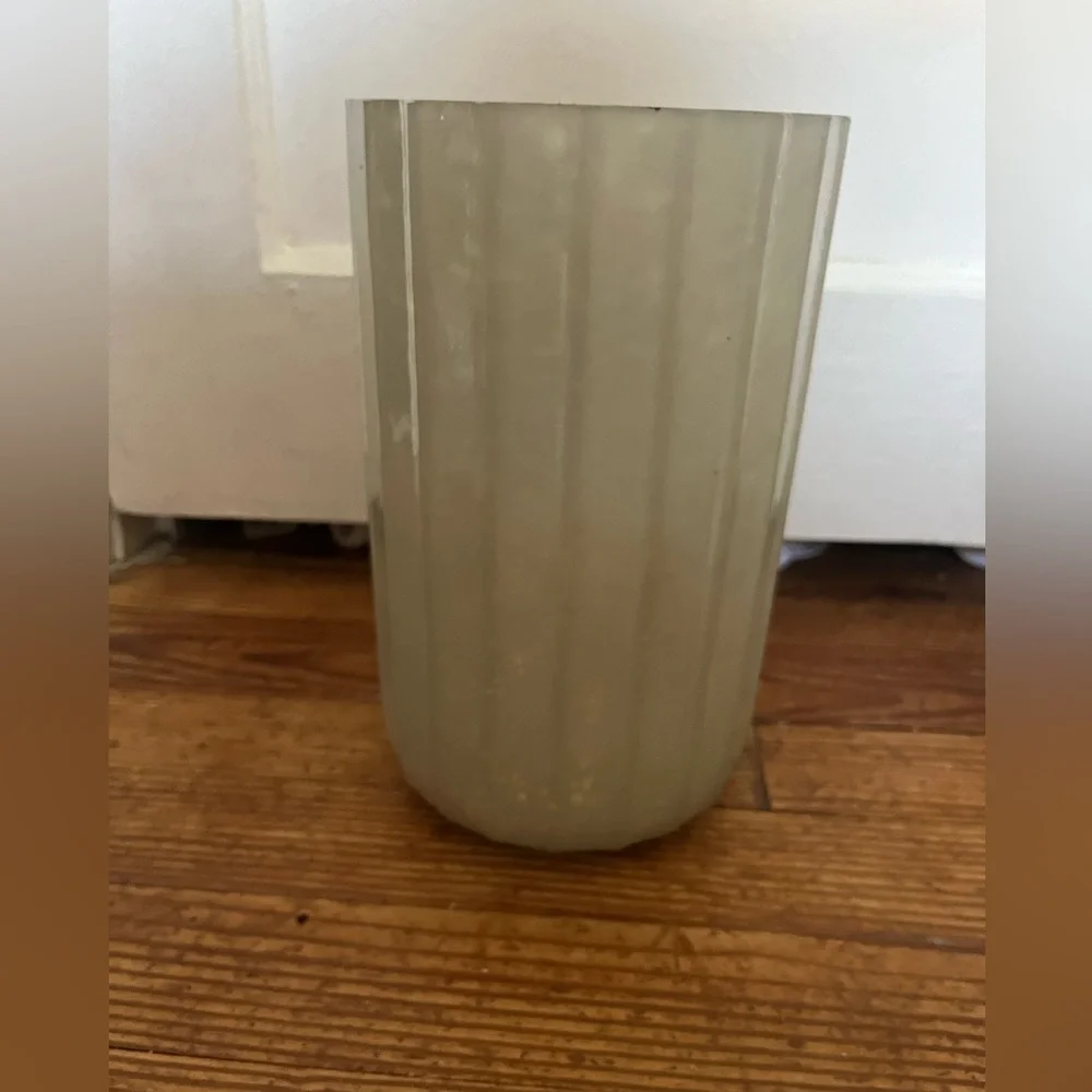 Crate & Barrel Hurricane Glass Candle Holder